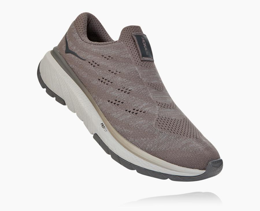 Hoka One One Hardloopschoenen Heren - Cavu 3 Slip - Grijs - IK1674892